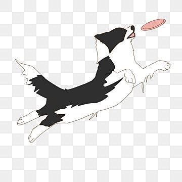 Frisbee PNG Picture, Dog Playing Frisbee Cartoon, Dog, Dog With Frisbee, Running Dog PNG Image ...