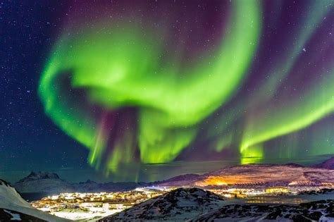 Greenland: Northern Lights collection. Nuuk, West Greenland