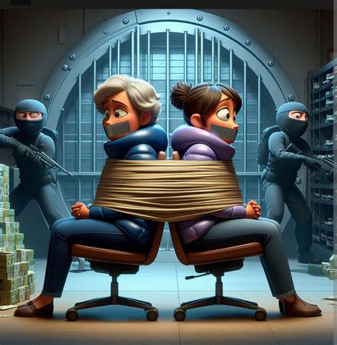 Pixar presents 'bank heist' by Gingerysoul on DeviantArt