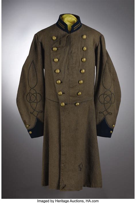 Confederate Uniform of Cuban-born Officer Lt. Francisco Moreno, who ...