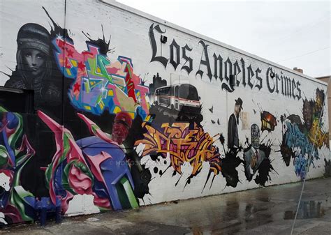 Los Angeles Crimes - Wall Mural - LA by hodg3podg3 on DeviantArt