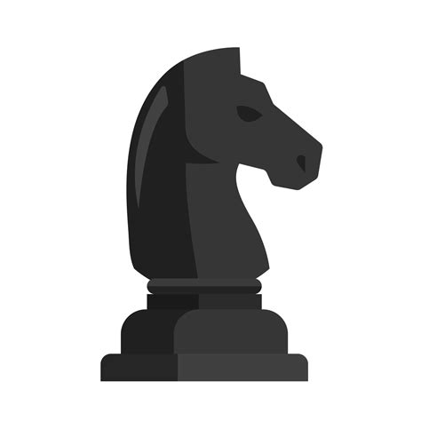 Black Knight Chess figure icon 26565266 PNG