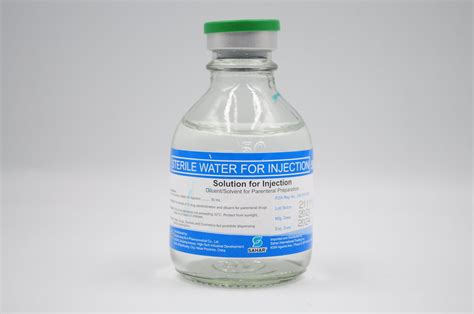 Sterile Water for Injection 50mL Glass Bottle | Sahar Pharma