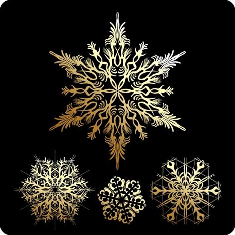 Snowflake pattern vector Vectors images graphic art designs in editable ...