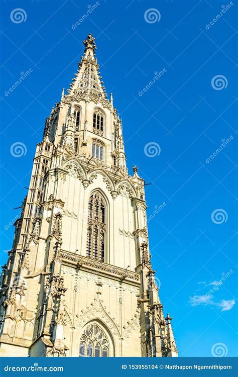 Berner Munster Cathedral in Switzerland Stock Photo - Image of medieval, building: 153955104