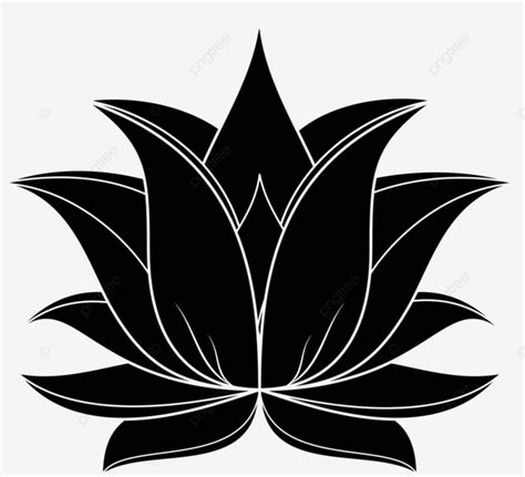 Lotus Silhouette Beauty Blossom Texture Vector, Beauty, Blossom, Texture PNG and Vector with ...