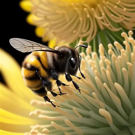 Bumblebee pollination Stable Diffusion prompt - Midjourney