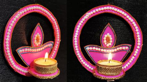 Navratri Diya Decoration Ideas | Diwali Diya Making Ideas | Diya ...