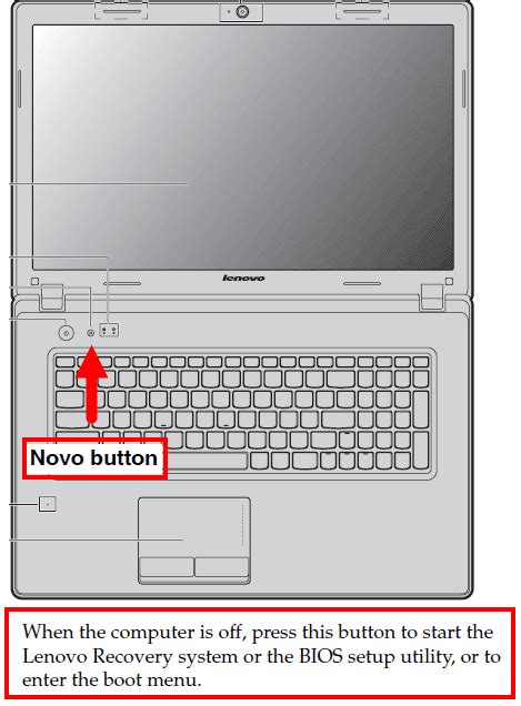 Laptop Lenovo Muncul Novo Button Menu - duta Teknologi