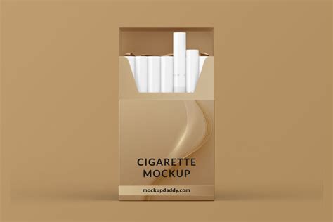 Cigarette and Packaging Mockup - Mockup Daddy