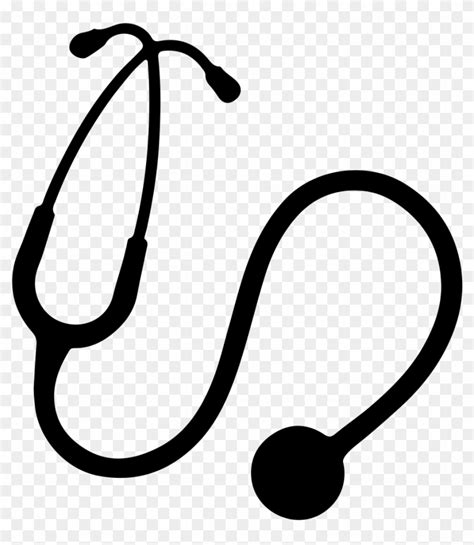 Long Stethoscope Svg