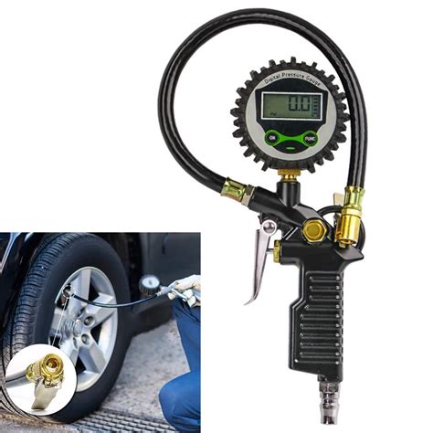 Tire Tyre Inflator Auto Car Digital Air Compressor Pressure Gauge ...