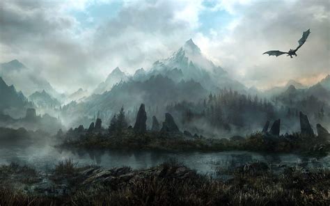 Skyrim Scenic Backgrounds - Wallpaper Cave