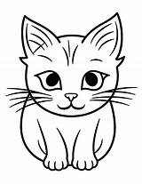 Free coloring Pages Printable cat face Face Image page sketch template