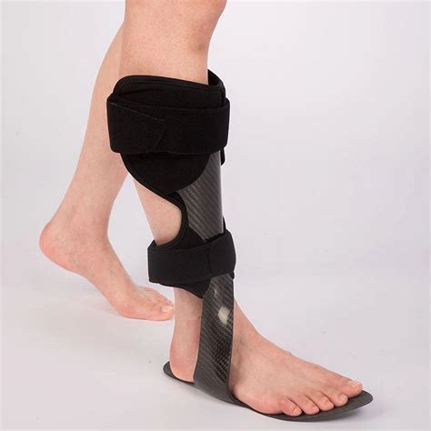 Carbon Fiber AFO Brace Ankle Foot Orthosis AFO Rehabilitator Foot Drop ...