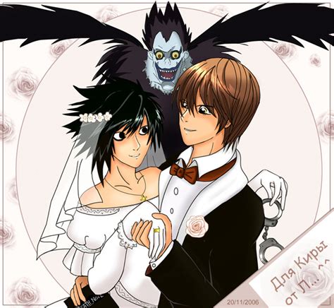 L and Light's ....................... WEDDING?!?! - Death Note Fan Art (2746809) - Fanpop