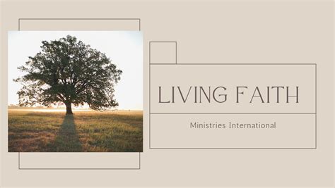 Impacting Lives| Living Faith Ministries International