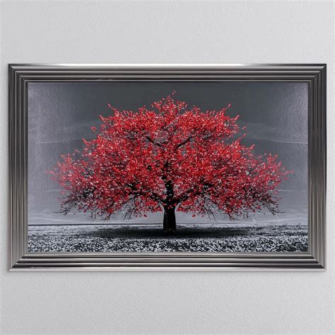 Red Cherry Tree Framed Wall Art | 1Wall