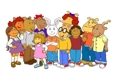 Image - Arthur, Buster, DW, Brain, Muffy, Francine, Fern, Sue Ellen, Prunella, George, and Binky ...