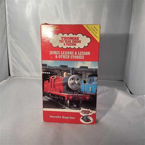 Thomas The Tank Engine & Friends VHS Tape James Learns A Lesson 1990 Rare Values - MAVIN