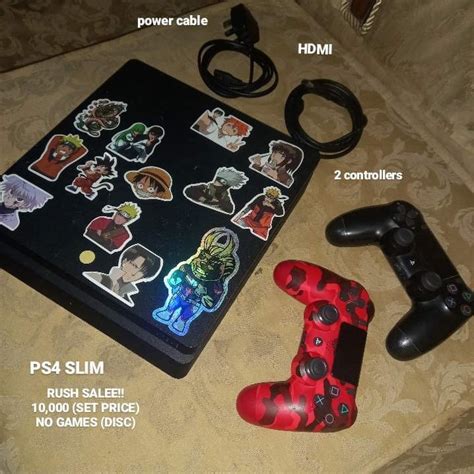 PS4 SLIM, Video Gaming, Gaming Accessories, Controllers on Carousell