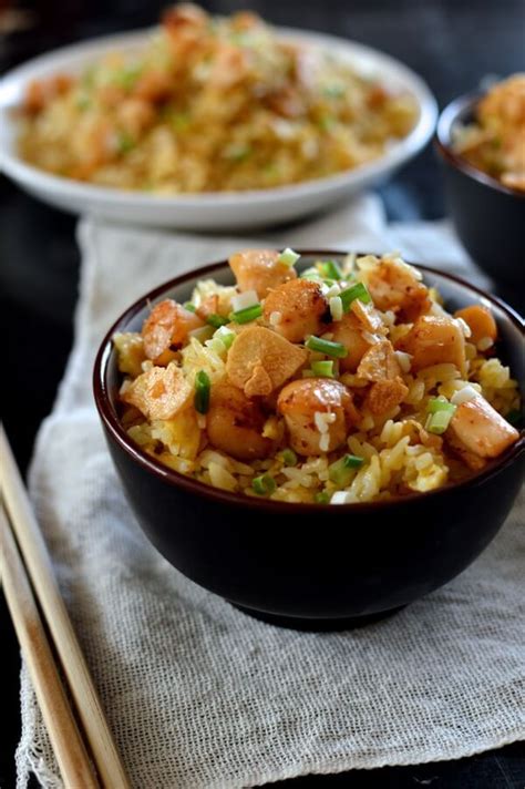 Scallop Fried Rice with XO Sauce and Crispy Garlic | Recipe | Seafood ...