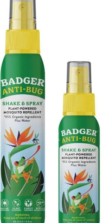 Badger Bug Spray, Organic Deet Free Mosquito Repellent with Citronella & Lemongrass, Natural Bug ...