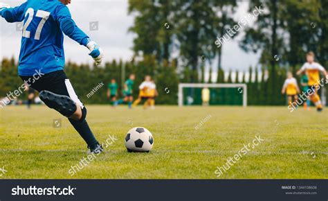 Soccer Football Goalkeeper Goal Kick Goalie Stock Photo (Edit Now ...