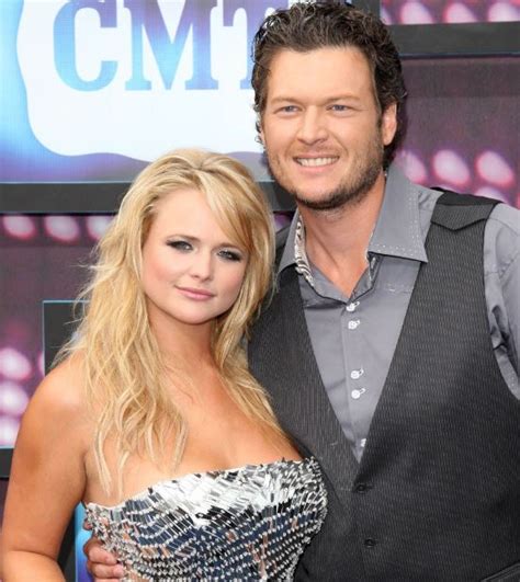 Blake Shelton with ex-wife Miranda Lambert image - Celebrities InfoSeeMedia