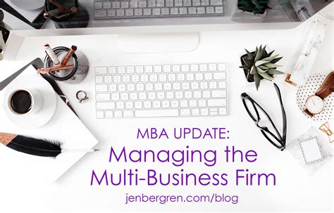 MBA Update: Managing the Multi-Business Firm