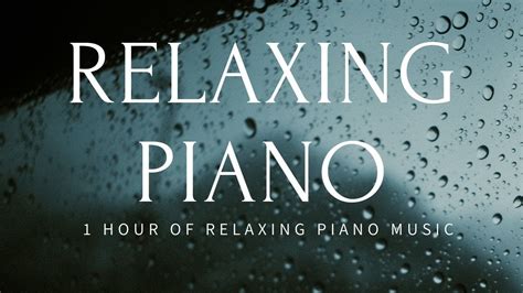 1 HOUR OF PIANO SOUND WITH SOFT RAIN MUSIC FOR SLEEPING STUDYING ...