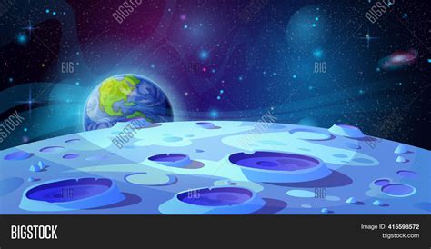 Moon Surface Landscape Image & Photo (Free Trial) | Bigstock