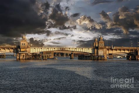 Ashley River Memorial Bridge Photograph by Dale Powell - Fine Art America