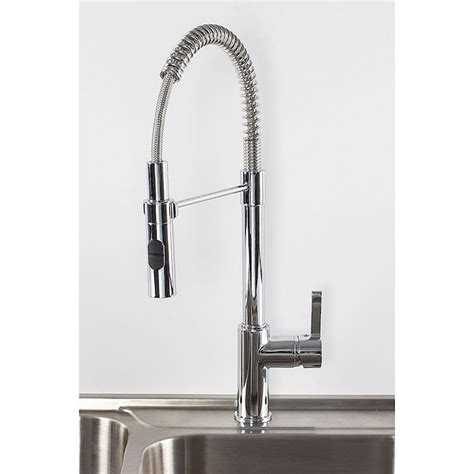 Franke Fuji Chrome 1-Handle Deck-Mount Pull-down Handle Kitchen Faucet (Deck Plate Included) in ...