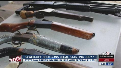 Sawed-off shotguns become legal in Indiana July 1 - YouTube