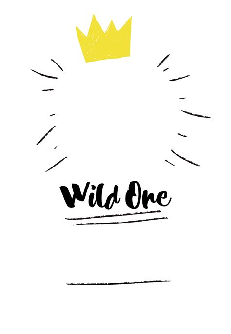 Wild One - Free Birthday Invitation Template | Greetings Island | Free birthday invitation ...
