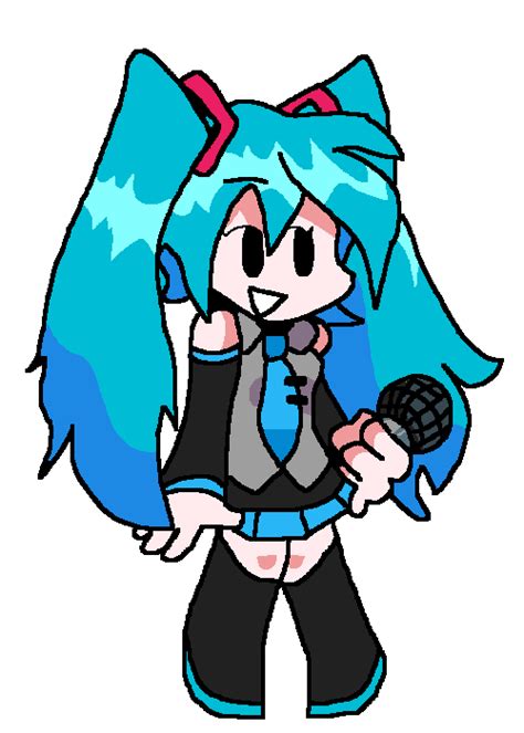 Pixilart - miku fnf by the-rad-raccoon