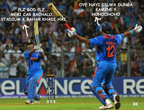 Funny Cricketer Picture