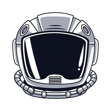 astronaut helmet drawn 2498620 Vector Art at Vecteezy