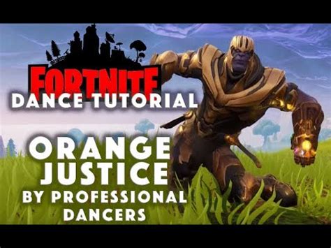 Fortnite Orange Justice DANCE TUTORIAL | Where the dance Orange Justice Came from - YouTube