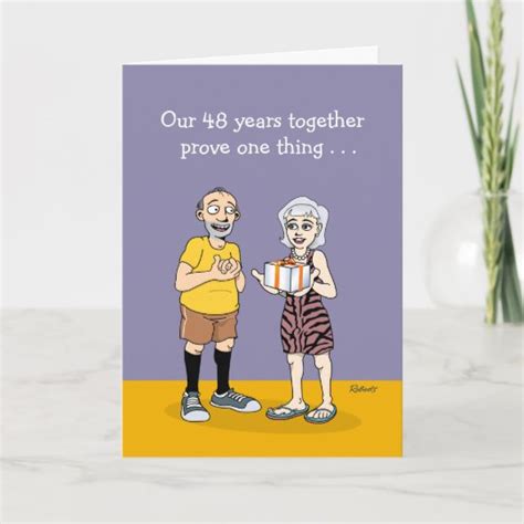 48th Wedding Anniversary Card: Love Card | Zazzle.com