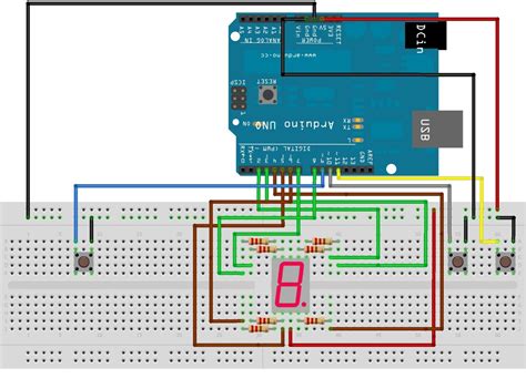 How to make digital counter using 7 segment with Arduino Uno