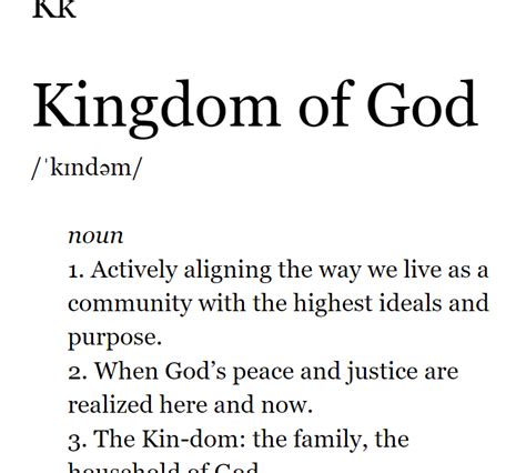 Kingdom of God - Royal Oak First