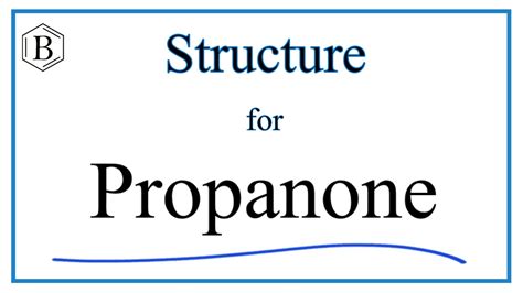 Propanone Structure