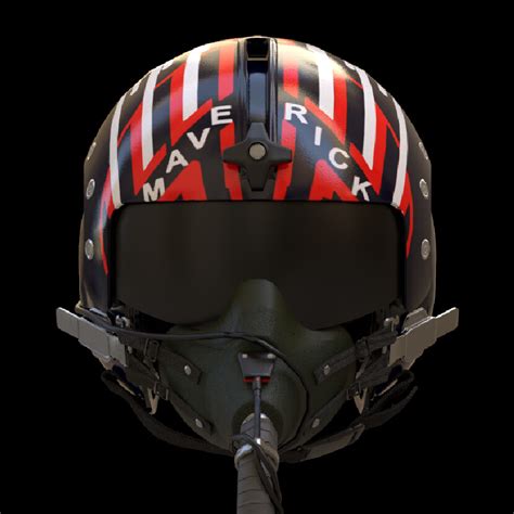 Top Gun, Maverick, Tom Cruise, Motorcycle Helmet By Thomas Pollart ...