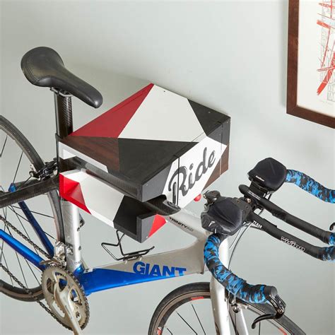 How To Build A Wall-Mounted Bike Rack With Storage (DIY) | Family Handyman