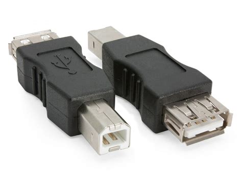 USB Type-A (Female) to Type-B (Male) Adapter | USB A-B Adapter