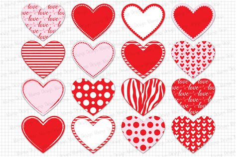 Heart / Love / Heart Clipart / Valentine Heart Clip Art / Valentine's Day / Heart Graphic and ...