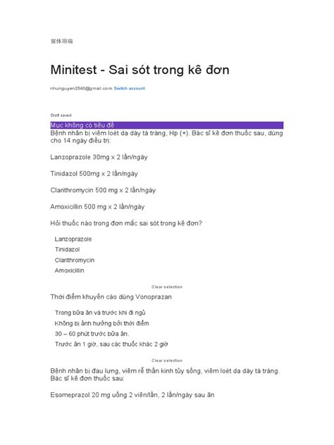 Sai sót trong trị liệu 1 | PDF