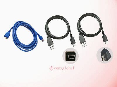 USB PC Cable Cord For Seagate FreeAgent GoFlex Desktop External Hard ...